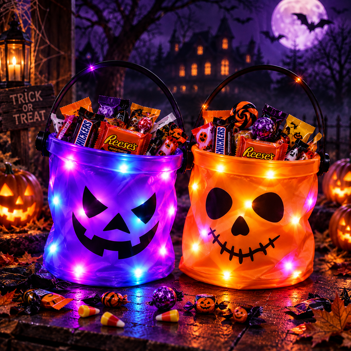 DOUBLE TROUBLE – 2 LED BUCKETS